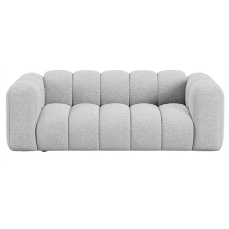 Micadoni Lupine 2-Seater 200 cm Sofa light grey