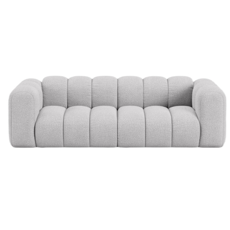 Micadoni Lupine 3-Seater Sofa light grey