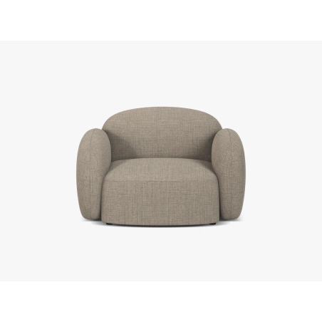 kolor - odcienie beżu, Tkanina Strukturalna Blair -  Tkanina strukturalna (Baltimore) / Brązowoszary melanż