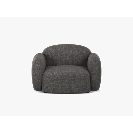 colour - Dark grey, Tkanina Szenil Blair - Ciemny Szary