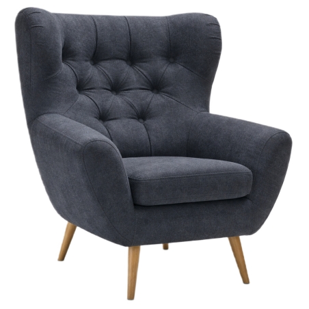 Voss grey armchair Gala Collezione