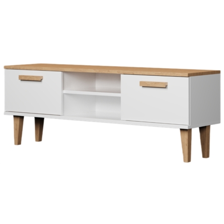 Szafka RTV Denver 120 Kocot Meble biała