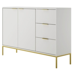 Kocot Meble Austin: Biały/Złoty 