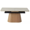 Stół rozkładany Monaco trawertyn/beż Signal