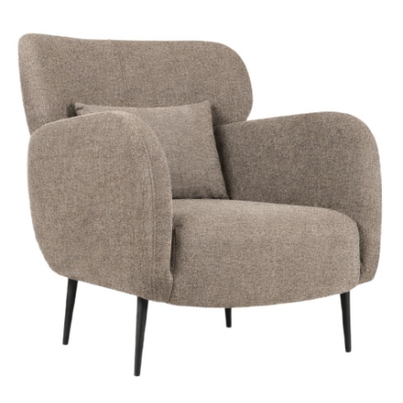 colour - Shades of brown, Atreve fabrics gr. II - Melody 12, Metal legs Atreve - Black