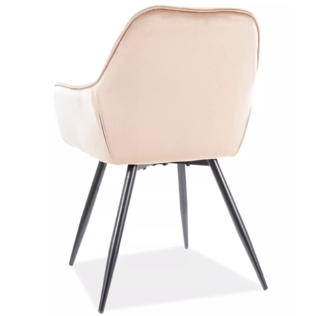 Krzesło Cherry Velvet beżowe Bluvel 28 Signal