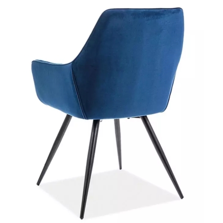 Krzesło Cherry Velvet granatowe Bluvel 86 Signal