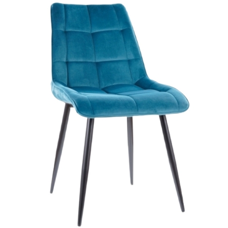 Chic Velvet turquoise Bluvel 85 Signal chair
