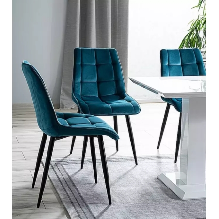 Chic Velvet turquoise Bluvel 85 Signal chair