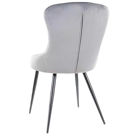 Krzesło Lotus Velvet szare Bluvel 14 Signal