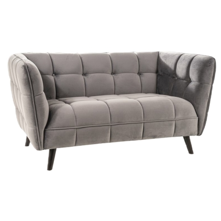 Sofa Castello 2 Velvet szary Bluvel 14 Signal
