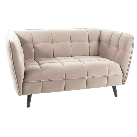 Sofa Castello 2 Velvet beige Bluvel 28 Signal