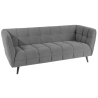 Sofa Castello 3 Velvet szary Bluvel 14 Signal