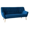 Sofa Nordic 3 Velvet granat tapicerka Bluvel 86 Signal