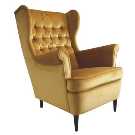 Harry Velvet Curry Bluvel 68 armchair Signal