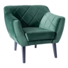 Fotel Karo 1 Velvet Zielony Bluvel 78 Signal