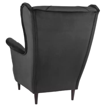 Lady Velvet armchair Black Bluvel 19 Signal