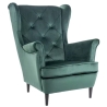 Fotel Lady Velvet Zielony Bluvel 78 Signal