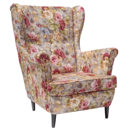 Lord Coral Wm 25 armchair (flowers) Signal