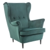 Fotel Lord Velvet Zielony Bluvel 78 Signal
