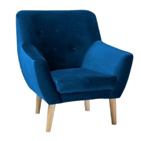 Fotel Nordic 1 Velvet Granat Bluvel 86 Signal