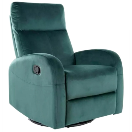 Folding armchair Olympus Velvet Green Bluvel 78 Signal