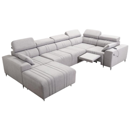 Fabrio IV MIX U-Shaped Corner Sofa with Relax Function – Brattex