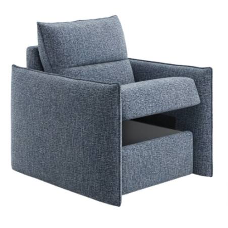 Ombra 1(50)S Armchair with Storage Box Gala Collezione