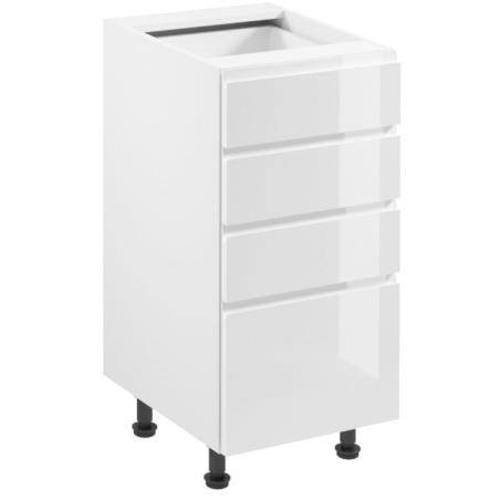 Base cabinet D40S4 with four drawers Aspen Gala Meble