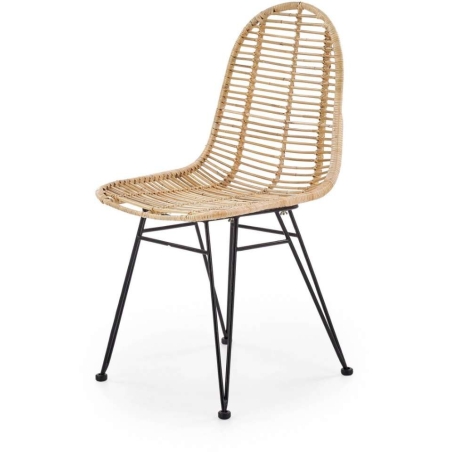 K337 natural rattan chair Halmar