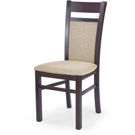 Gerard 2 chair dark walnut torent beige Halmar