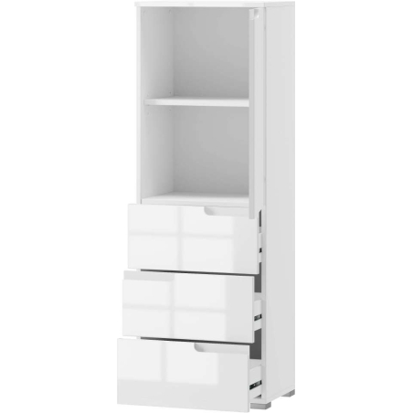 Cabinet Selene white gloss Type 11 Szynaka Meble
