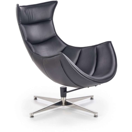 Luxor black armchair Halmar