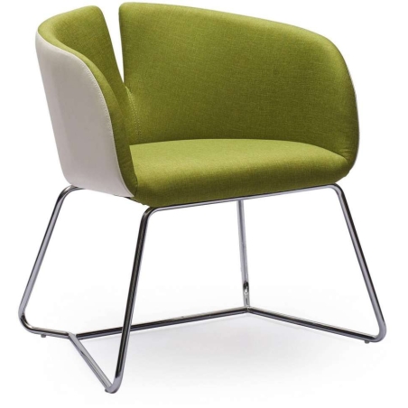 Pivot green armchair
