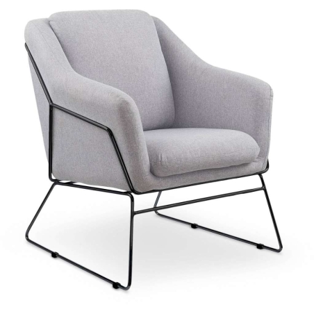 Soft 2 armchair light grey Halmar