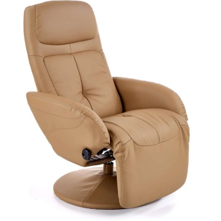 Optima beige relaxing armchair Halmar