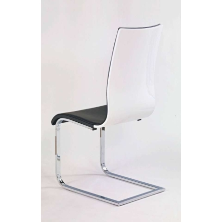 K104 chair black/white Halmar