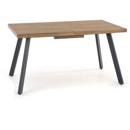 Berlin 140 folding table top - walnut, frame - black Halmar