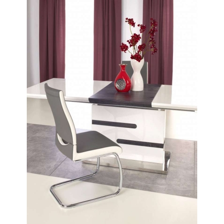 Monaco folding table white / ash Halmar