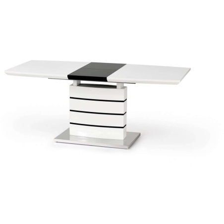 Nord folding table white and black Halmar