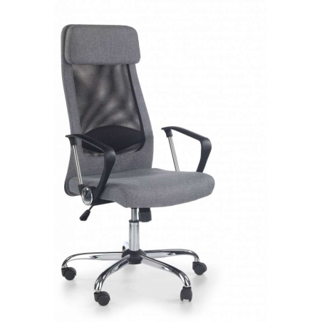 Zoom office armchair fabric grey Halmar
