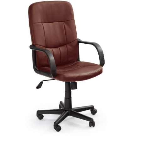 Denzel classic dark brown office chair Halmar