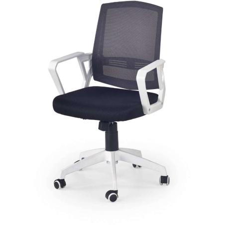 Ascot office armchair black, grey and white Halmar