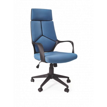 Voyager office chair black / blue Halmar