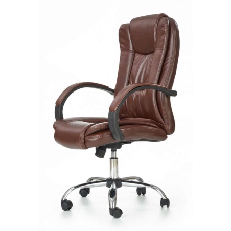 Relax office armchair dark brown Halmar