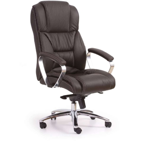 Foster office armchair dark brown - leather Halmar