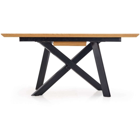 Capital table oak gold / black Halmar