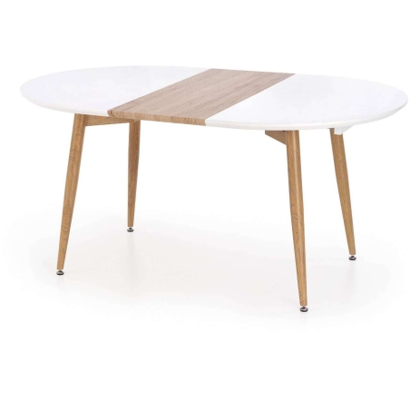 Caliber folding table white / oak san remo Halmar