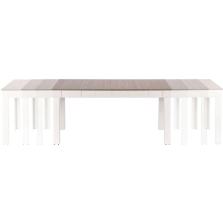 Seweryn folding table 160-300cm oak sonoma / white Halmar