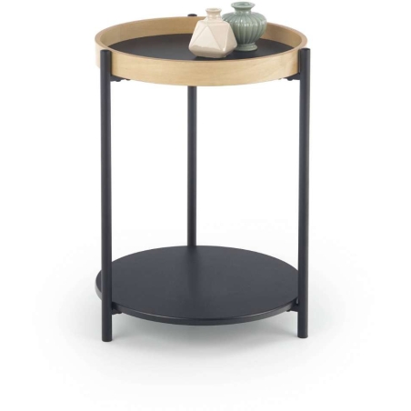 Rolo bench black oak natural Halmar